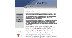 Desktop Screenshot of kohls-online.de